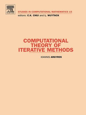 cover image of Computational Theory of Iterative Methods
